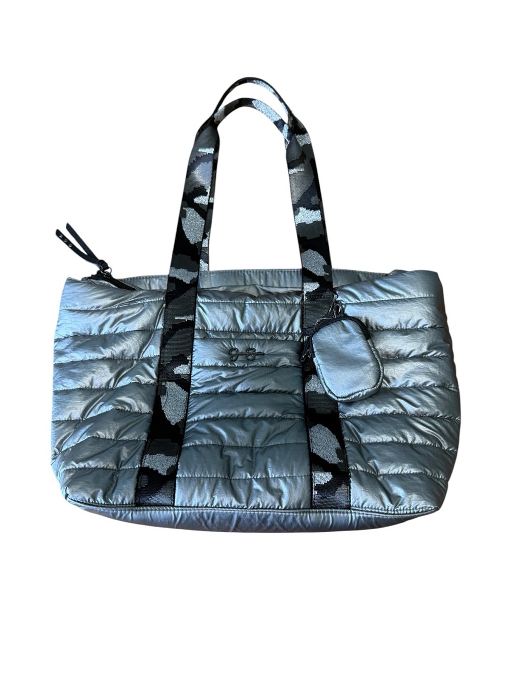 Large Jessica Simpson Puffer Bag / Diaper Bag - Picture 1 of 11